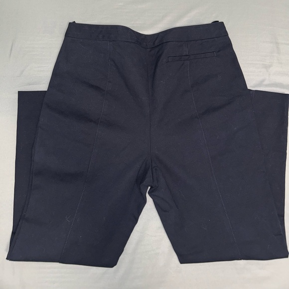 Tory Burch Womens Vanner Ponte Seamed Pants Dark Blue - Picture 5 of 6